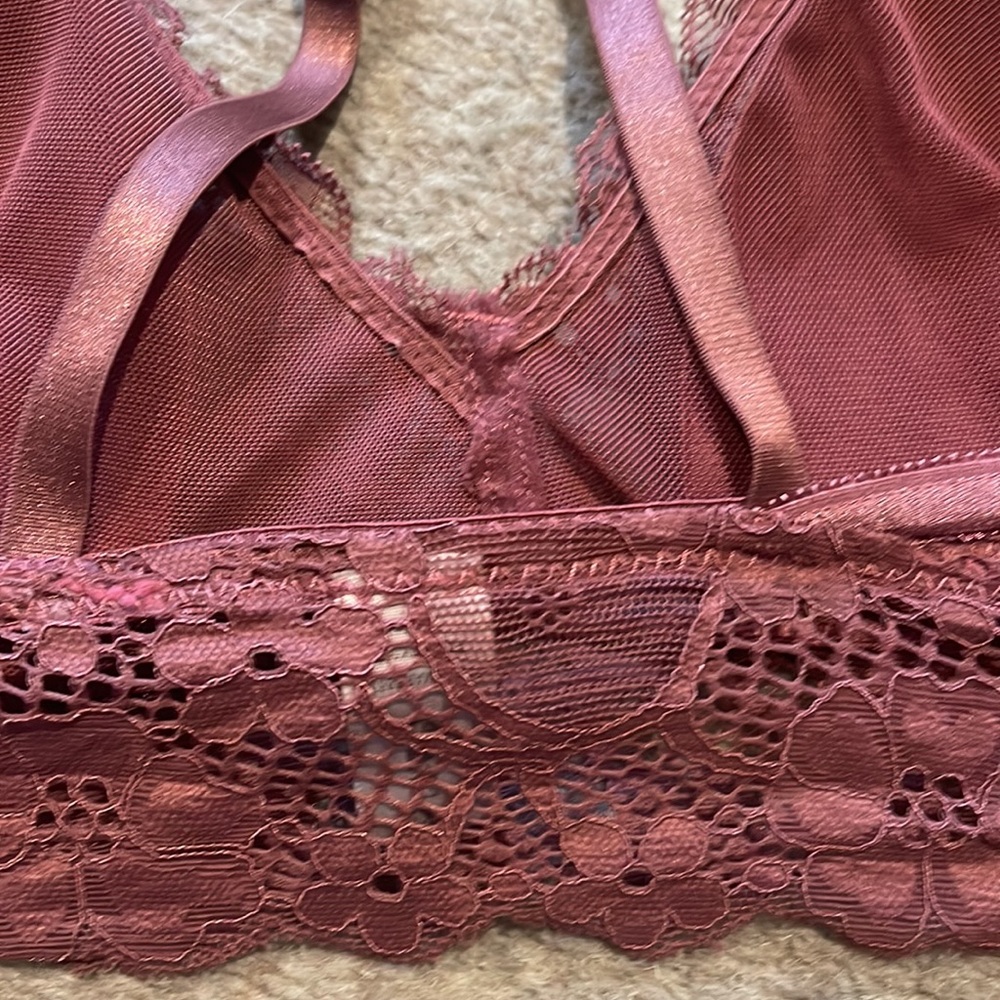 Sophie b. Lace Bralette dusty rose size M - Picture 5 of 7